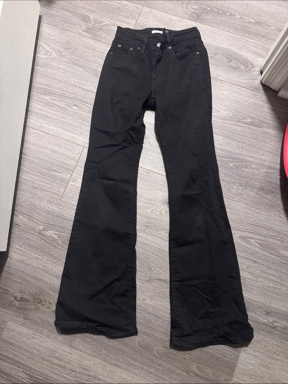 Levi's Black Flare Jeans - Wide Leg Style